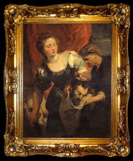 framed  Peter Paul Rubens Judith with the Head of Holofernes, ta009-2